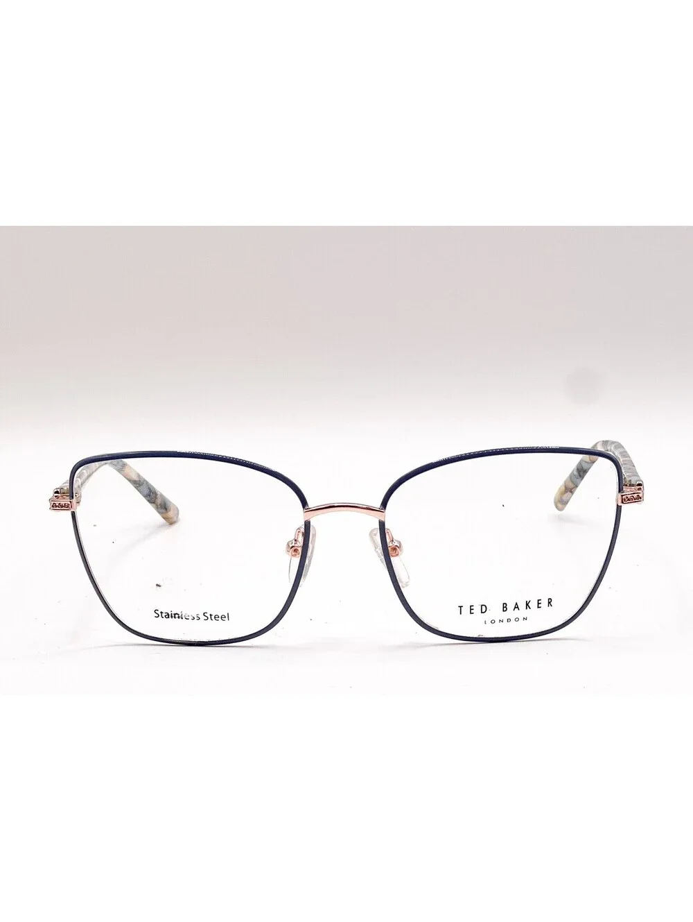 Ted Baker TW508 Gry Gray Cat Eye Authentic Eyeglass Frames 53-16-135